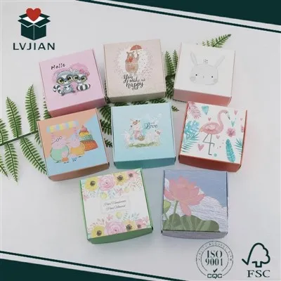 Caixa de papel impressa para bugigangas